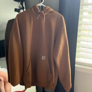Carhartt Hoodie, Brown, Medium